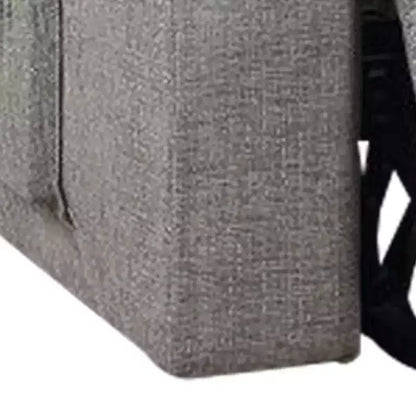 Poltrona reclinabile elettrica Power Lift da 37" con portabicchieri, rivestimento in ciniglia, grigio chiaro