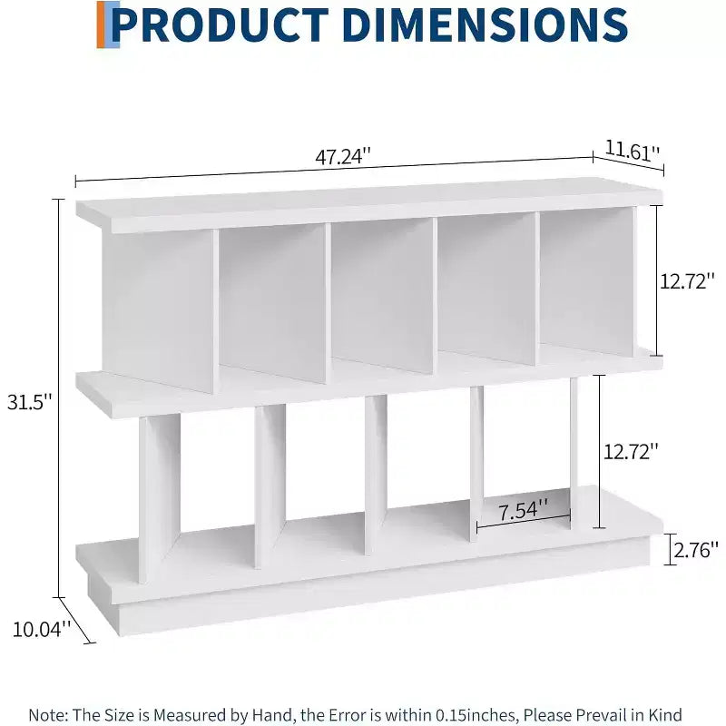 Libreria/divisorio a 8 cubi con 10 pannelli rimovibili