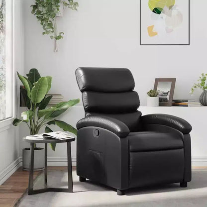 Poltrona reclinabile regolabile, poltrona reclinabile in similpelle per home theater