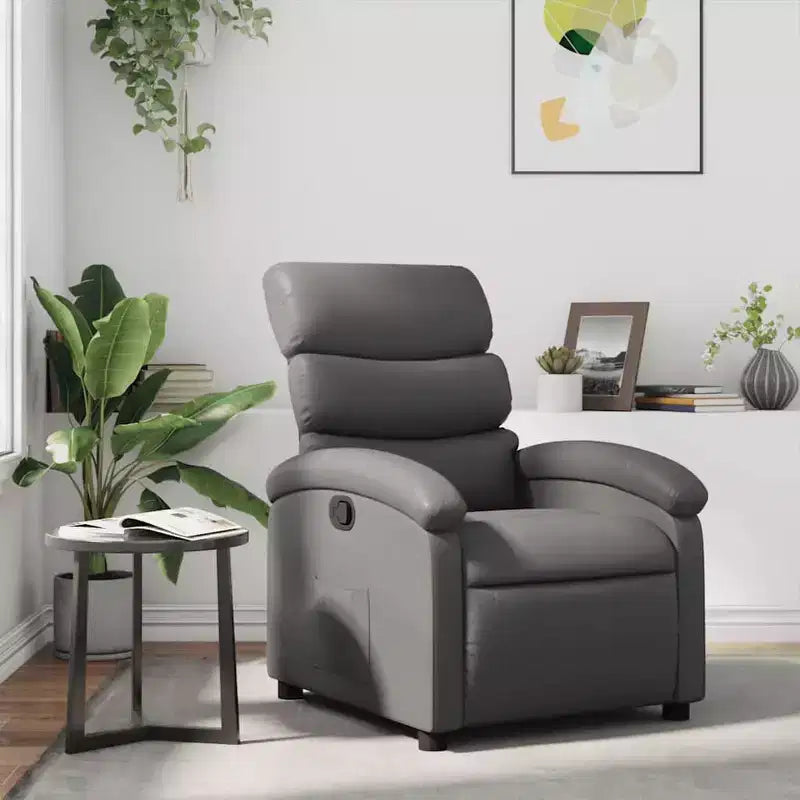Poltrona reclinabile regolabile, poltrona reclinabile in similpelle per home theater