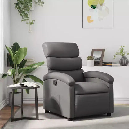 Poltrona reclinabile regolabile, poltrona reclinabile in similpelle per home theater