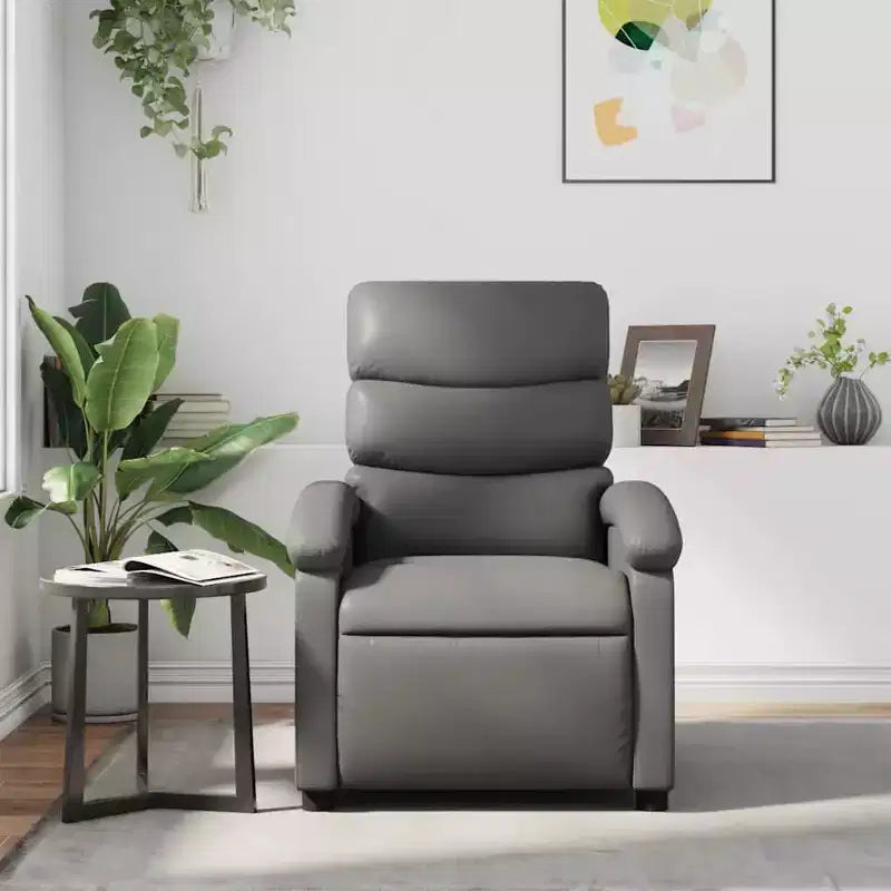 Poltrona reclinabile regolabile, poltrona reclinabile in similpelle per home theater